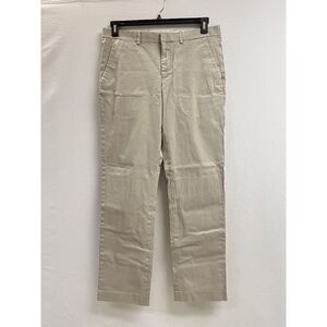 Express Photographer Mens Straight Leg Flat Front Dress Pants Beige Size 31/32